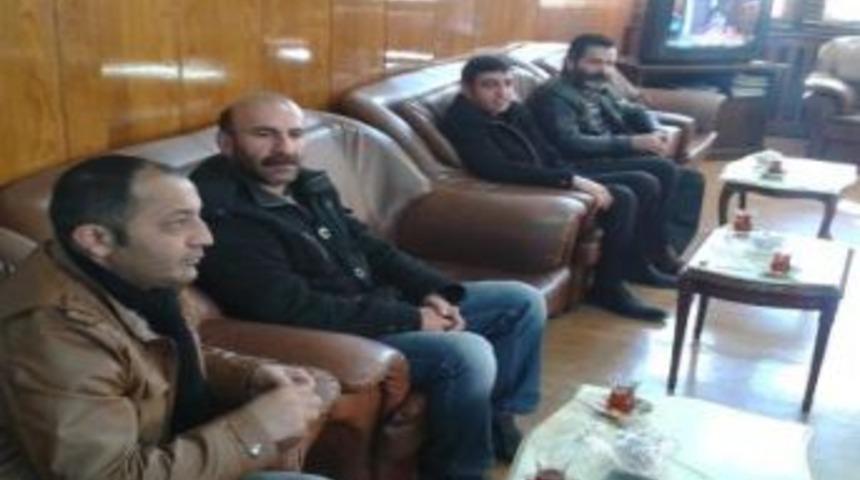 Esnaftan Başkan Bedirhanoğlu'na Teşekk&uuml;r Ziyareti