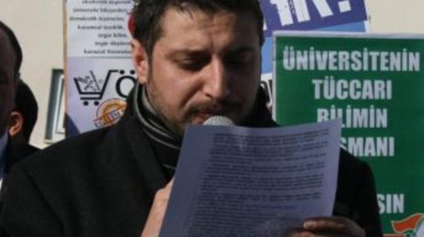 Uludağ &Uuml;niversitesi&rsquo;nde Y&ouml;k Ve Odt&uuml; Olaylarına Protesto