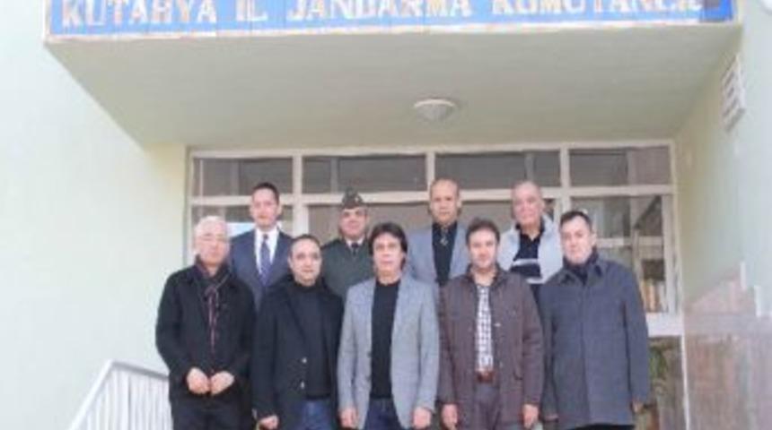 İşadamlarından Jandarma Komutanı'na Ziyaret