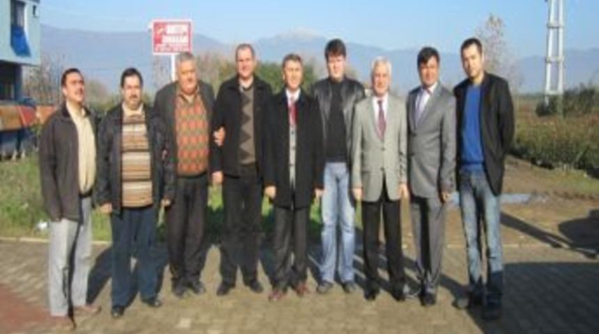 &Ouml;demiş Kaymakamı, Ayakkabıcılar Sitesi Esnafı İle Bir Araya Geldi