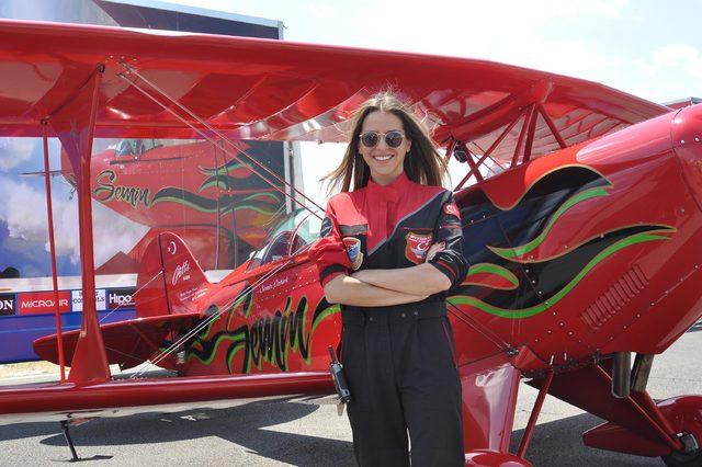 Kadın akrobasi pilotu Öztürk: Havacılık aşkına tutuldum