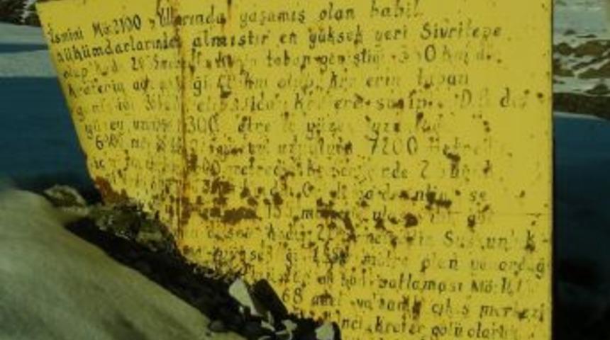 'Bitlis'teki Nemrut&rsquo;un 2 Bin 700 Yıllık Mezarı Ve Hazinesine Ulaşıldı'