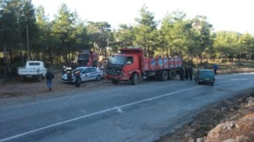 Yatağan&rsquo;da Trafik Kazası 1 Yaralı