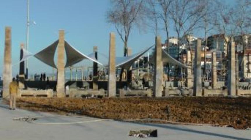 Ak&ccedil;akoca 1. Sahil Projesi Tamamlanıyor