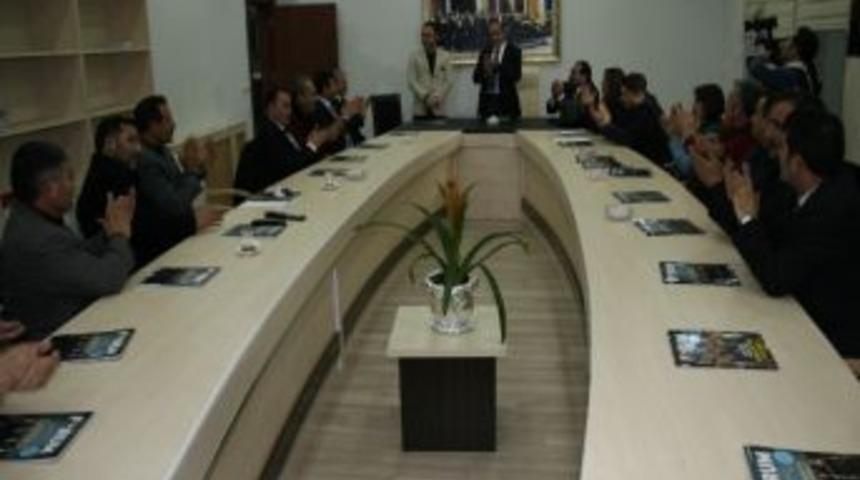 Itso Başkanı Arslan&rsquo;dan Yatırım Yapan Firmaya Teşekk&uuml;r Plaketi