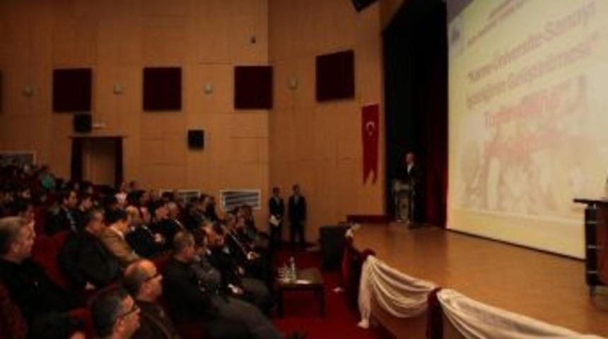 Kamu-&uuml;niversite-sanayi İşbirliğinin Geliştirilmesi Toplantısı Ger&ccedil;ekleştirildi