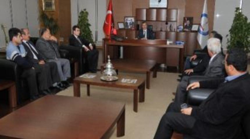 Başkan Tahmazoğlu&rsquo;na Mhp Şahinbey&rsquo;den Ziyaret