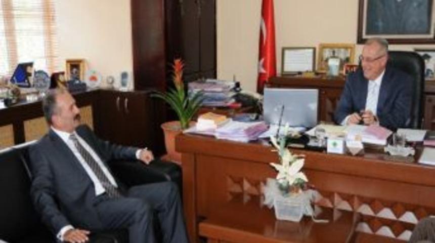 Fethiye Belediye Başkanı Beh&ccedil;et Saat&ccedil;i'nin Marmaris Ziyareti