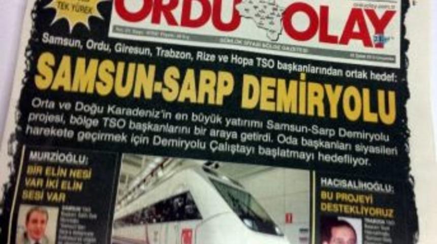 &ldquo;ordu Olay&rdquo; Gazetesi 22 Yaşında