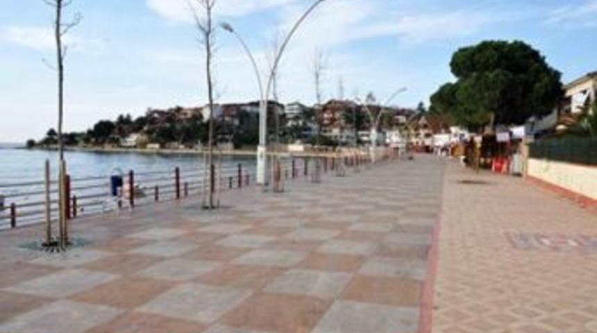 Kandıra sahillerine 280 bin metrekare parke