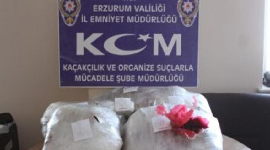 Erzurum&rsquo;da Esrar Operasyonu