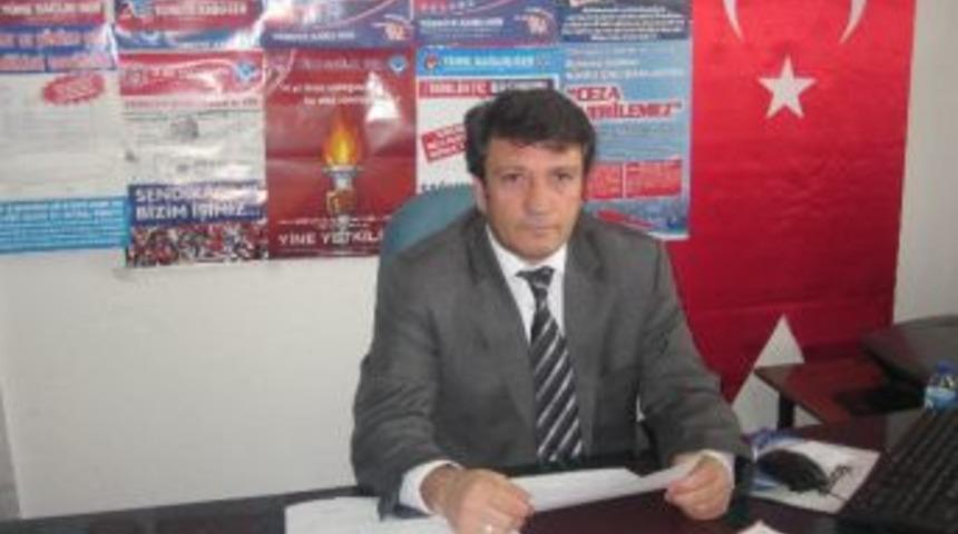 T&uuml;rk Sağlık Sen Nevşehir Şube Başkanı Turgay &Ccedil;etin: