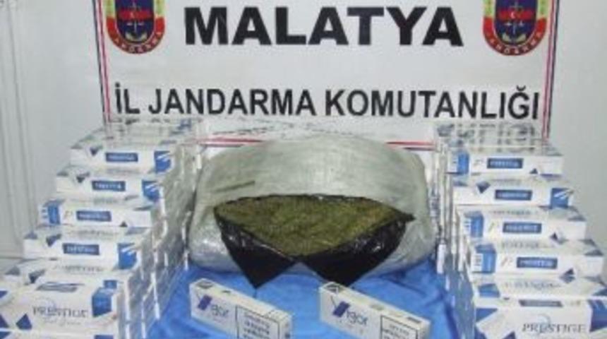 Esrar Ve Ka&ccedil;ak Sigara Ele Ge&ccedil;irildi