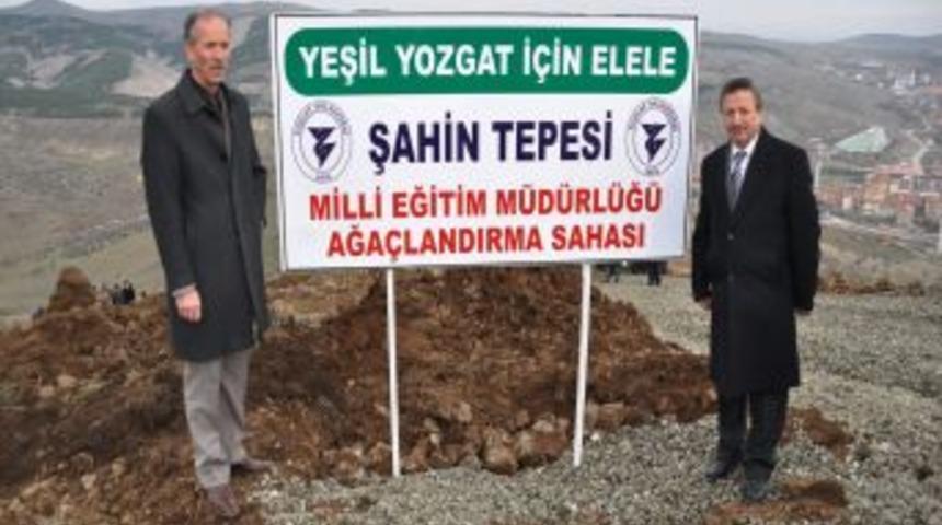 Yozgat Belediyesi Ve Milli Eğitim M&uuml;d&uuml;rl&uuml;ğ&uuml; 6 Bin Fidanı Toprakla Buluşturdu
