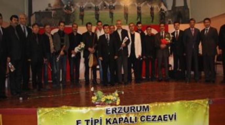 Erzurum'da Mahkumlara Moral Gecesi