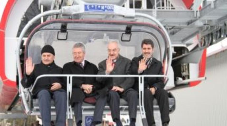 Bakan Yıldırım, Ergan Kayak Merkezi&rsquo;nde İncelemelerde Bulundu