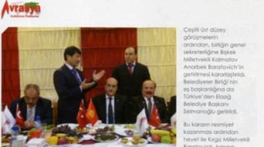 Başkan Selmanoğlu Avrasya dergisinde