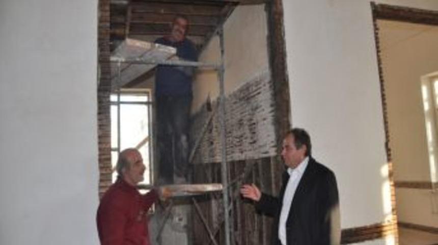 Başkan Dalgı&ccedil; Resterasyon &Ccedil;alışmalarını İnceledi