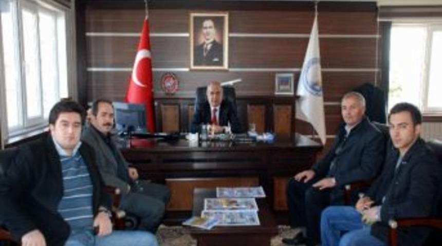 Akıncılar Dernek Başkanı Karaoğlu, Suşehri Belediye Başkanı Sel&rsquo;i Ziyaret Etti