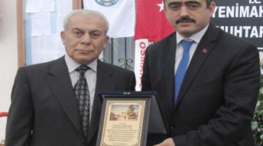 Kaymakam Okur Ve Başkan Alıcık&rsquo;a B&uuml;y&uuml;k Onur