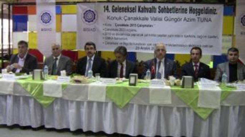 Vali Tuna İş Adamlarıyla Buluştu