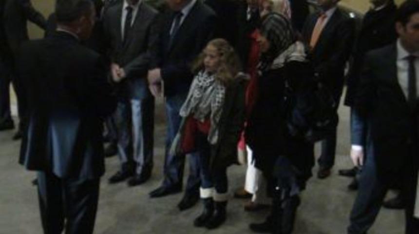 Filistinli Cesur Kız Tamimi, Erdoğan’la Görüştü