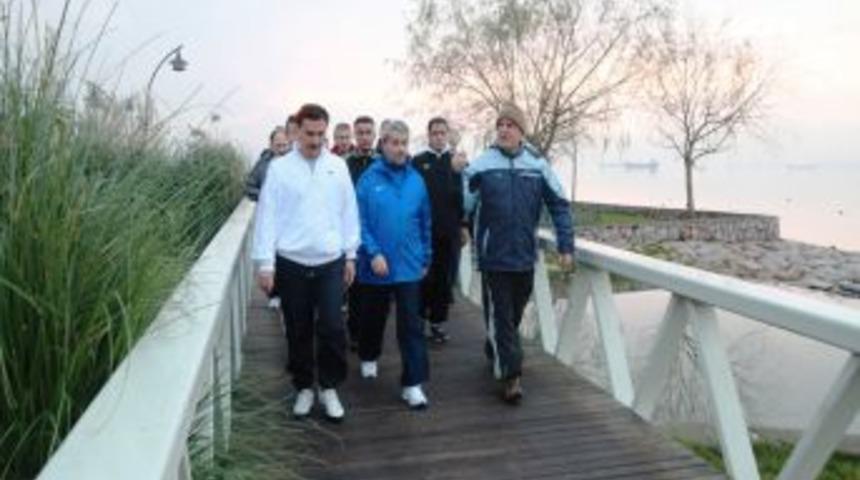 Bakan Erg&uuml;n, Sekapark&rsquo;ta Y&uuml;r&uuml;y&uuml;ş Yaptı