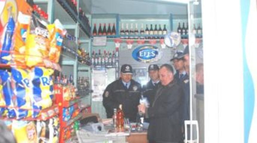 Kadirli'de Tekel Bayilerine Yılbaşı Denetimi