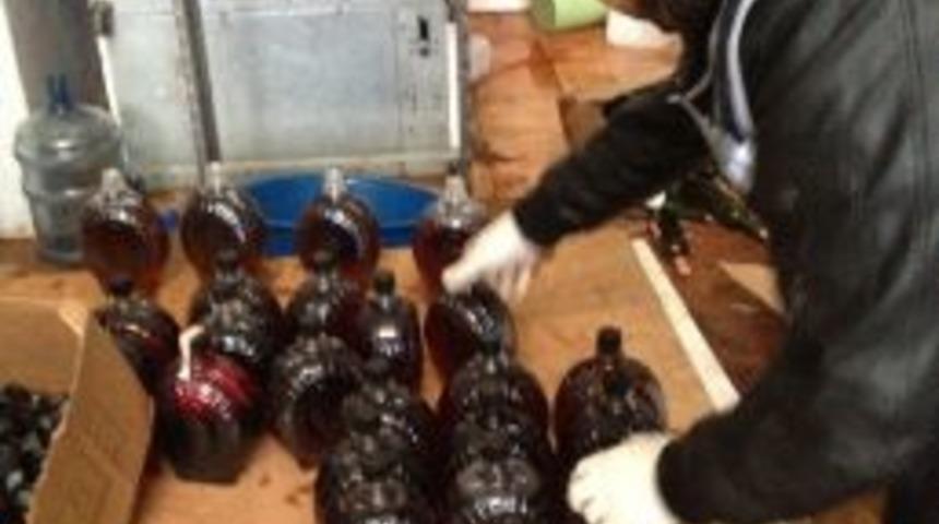 Orjinal Etiketli Sahte İ&ccedil;ki İmalatı