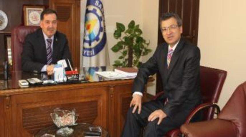 İlbank B&ouml;lge M&uuml;d&uuml;r&uuml; S&ouml;nmezler'den Başkan Zenbilci'ye Ziyaret