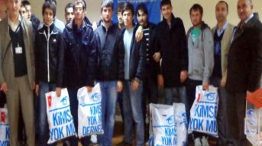 Kimse Yok Mu, Samsun'da Eğitim G&ouml;ren Yabancı &Ouml;ğrencilere Yardım Eli Uzattı