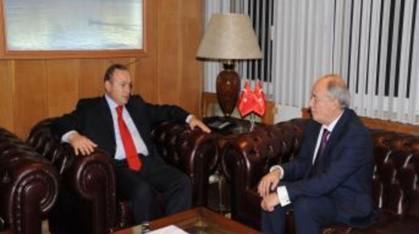 Vali Recep Kızılcık, Başkonsolosu Dimitry Talanov'u Kabul Etti