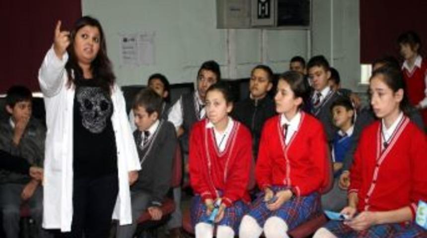 &Ouml;ğrencilere Verem Hastalığının &Ouml;nemi Anlatıldı