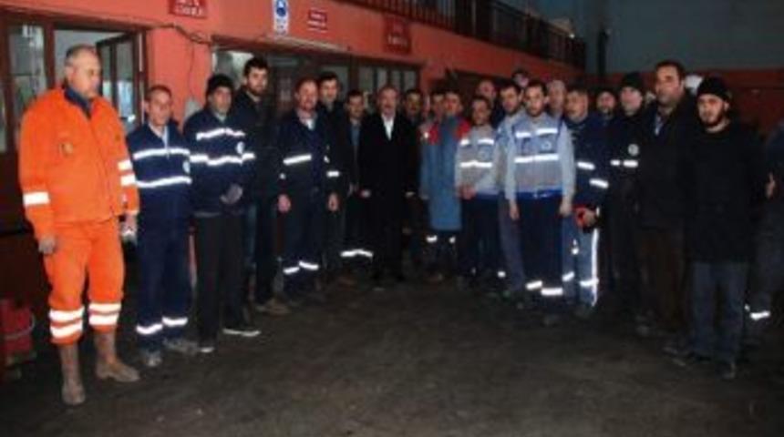 Başkan Doğan, &Ccedil;alışanların Yeni Yılını Kutladı