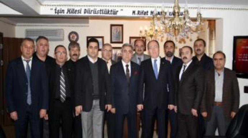 Ak Parti Heyetinden, Ticaret Borsası&rsquo;na Ziyaret