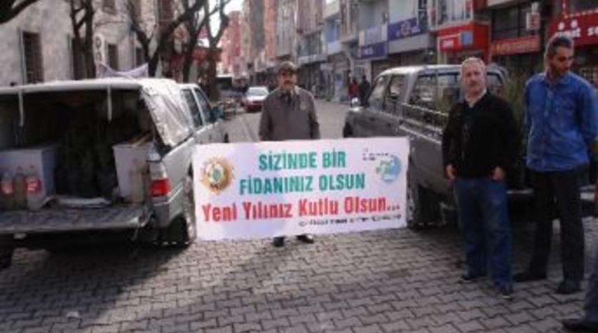 Alaplı&rsquo;da Vatandaşlara Fidan Dağıtıldı