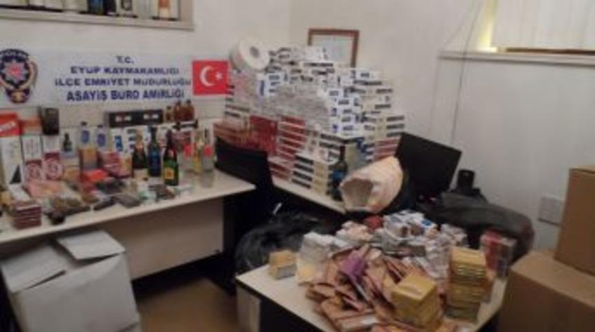 Yılbaşı &Ouml;ncesi Milyonluk Ka&ccedil;ak I&ccedil;ki Ve Sigara Operasyonu