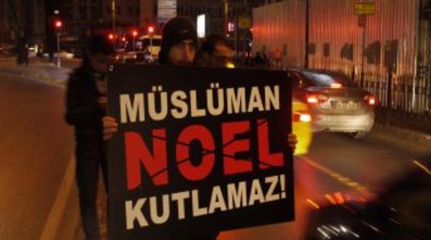 Yılbaşı Kutlamalarını Protesto Etti