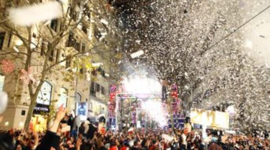 Nişantaşı'nda Yılbaşı Izdihamı