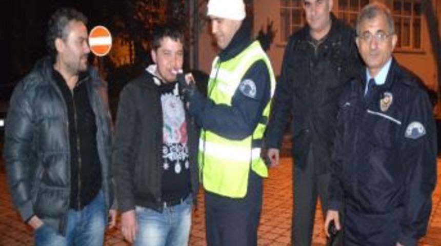 Turgutlu'da Yeni Yılın İlk Trafik Cezası