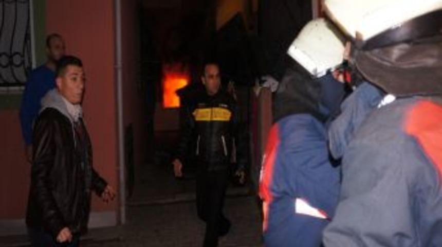 Taşındığı G&uuml;n Evi Yandı