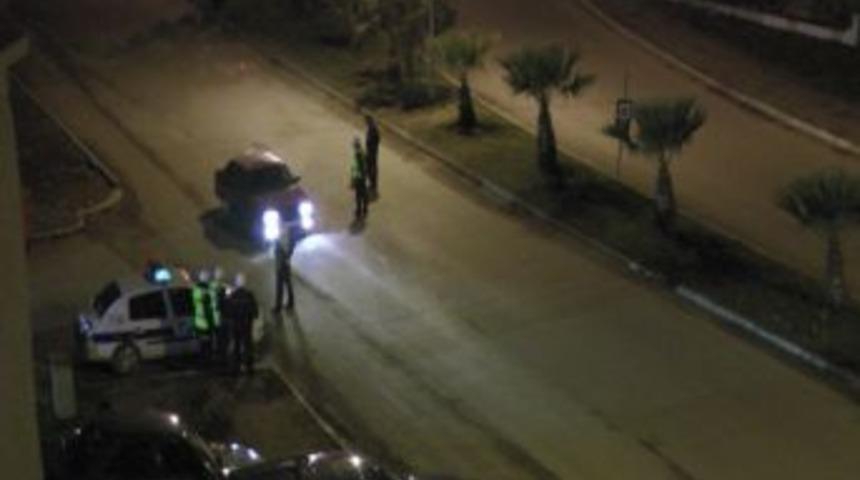 Ak&ccedil;akoca Polisi Yeni Yılın İlk Saatlerinde Trafik Kontrol&uuml; Yaptı