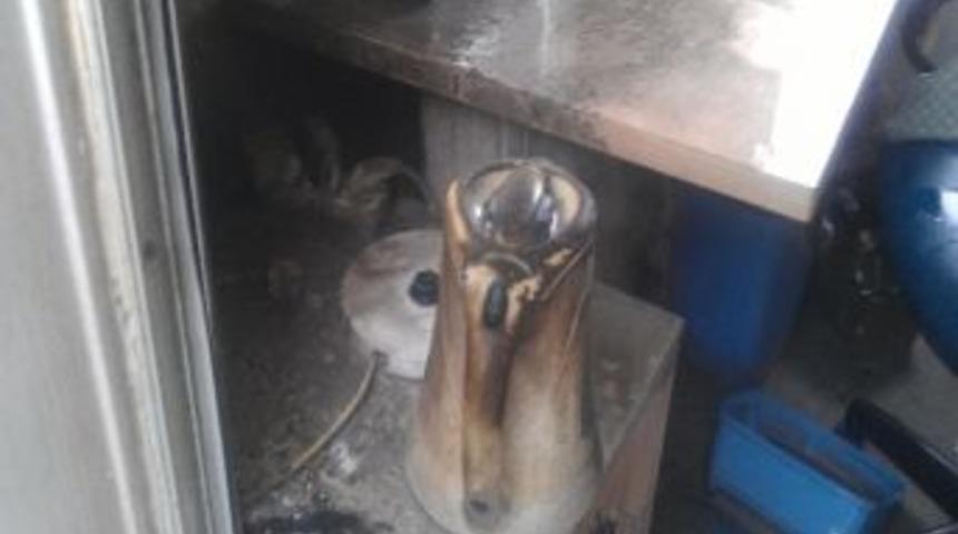 D&uuml;zce&rsquo;de 2013 Yılının İlk Yangını