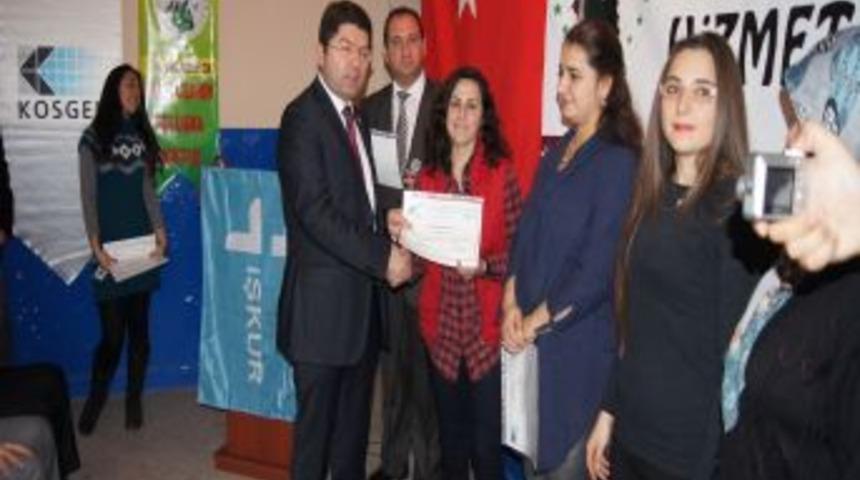 Girişimcilik Kursu Sertifika Dağıtım Programı Ger&ccedil;ekleştirildi