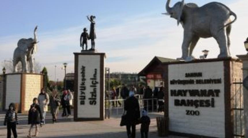 Yılbaşı Tatilinde Samsunlular Hayvanat Bah&ccedil;esine Akın Etti