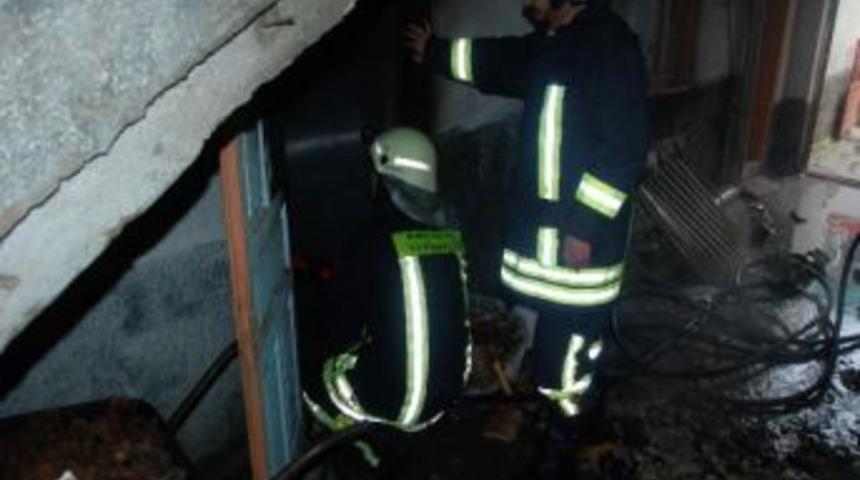 Akşehir&rsquo;de Yangın