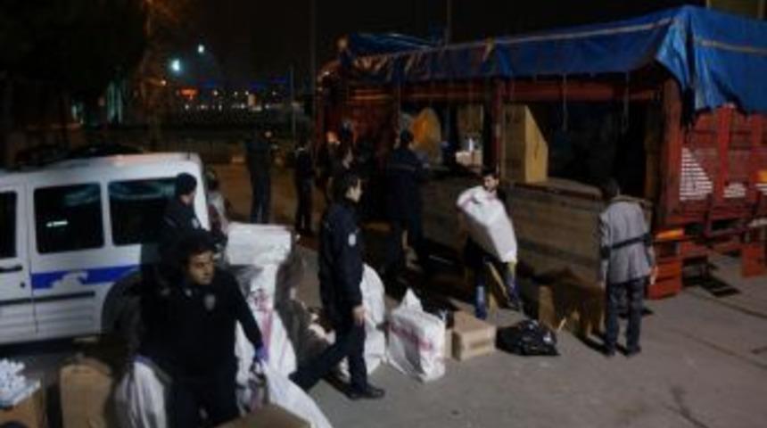 Kağıthane'de 10 Bin Paket Ka&ccedil;ak Sigara Ele Ge&ccedil;irildi