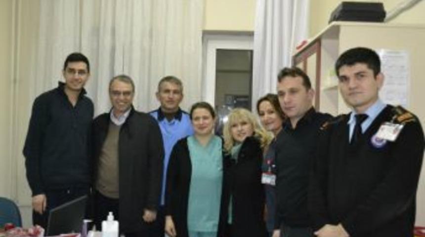 Başkan yeni yıla hastanede girdi