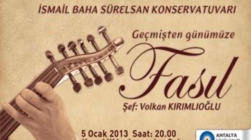 Ge&ccedil;mişten G&uuml;n&uuml;m&uuml;ze Fasıl Konseri
