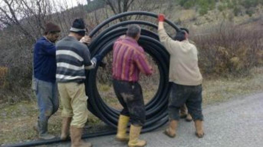 İ&ccedil;me Suyu İsale Hattında Kaptaj Yapım Ve Yenileme &Ccedil;alışması